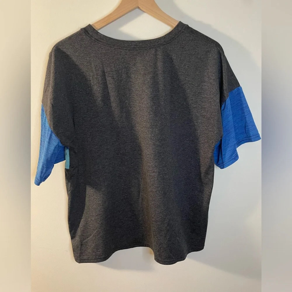 Free People||Movement Active Wear Striped Tee Size Small Worn Once - Picture 3 of 4